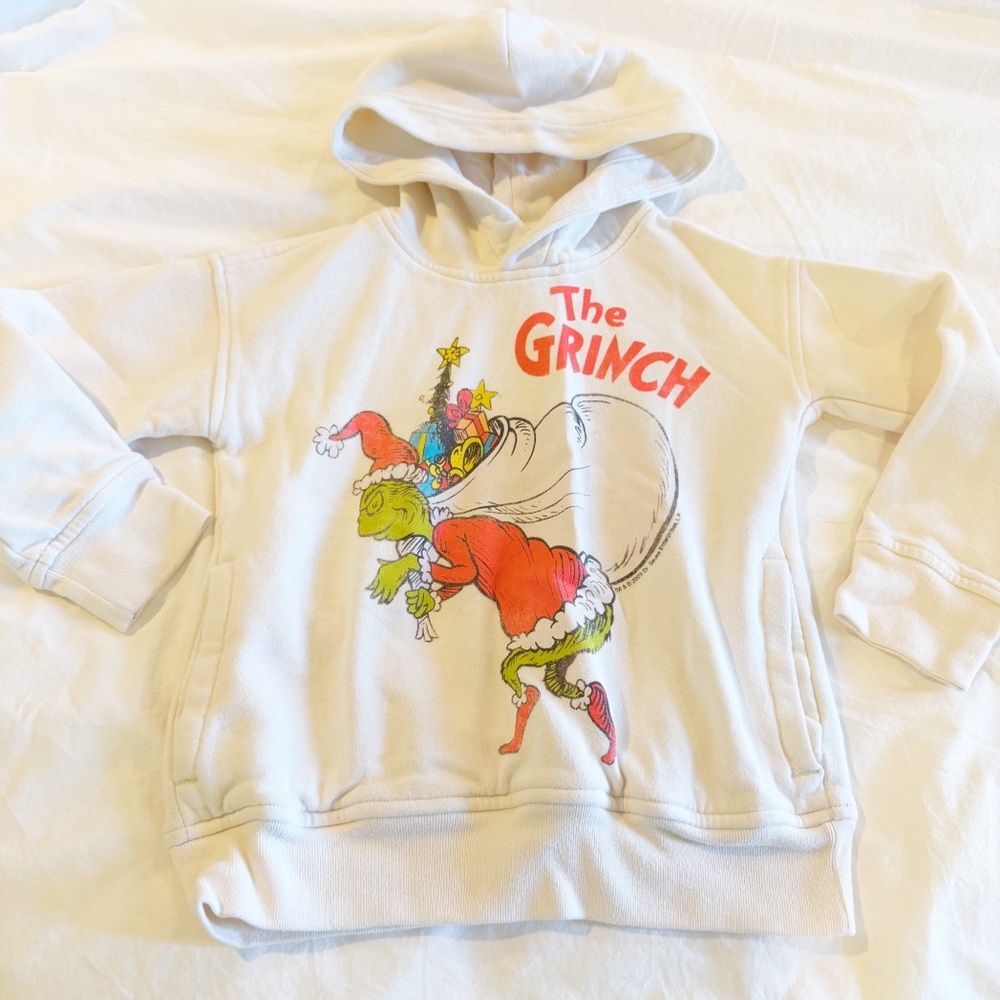 Abercrombie Kids The Grinch Sweatshirt Hoodie Size 5/6